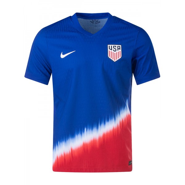 USA maglia da trasferta divisa da calcio americana seconda maglia sportiva da calcio da uomo 2024-2025
